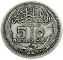 Egipt 50 Piastrów Piastres 1917