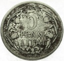 Litwa 5 Litów, Penki Litai 1925