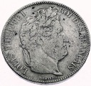 Francja 5 Franków 1833 Filip I