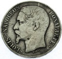 Francja 5 Franków 1852 Napoleon Bonaparte
