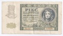 1941 5 zł, Pięć Złotych, Ser. AF, stan 4