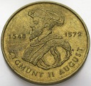 2 zł, złote 1996 Zygmunt II August