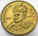 2 zł, złote 1998 Zygmunt III Waza