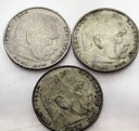 LOT 3 x 2 marki Hindenburg Inwestycja srebro