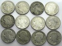 LOT 12 x 5 zł Głowa kobiety, INWESTYCJA AG SREBRO