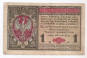 1917 1 mkp jedna marka polska seria B Generał s 5