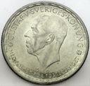 Szwecja, 2 Korony Kronor 1944, Gustaf V, SREBRO