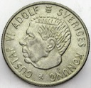 Szwecja, 2 Korony Kronor 1956, Gustaf VI, SREBRO