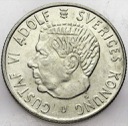 Szwecja, 2 Korony Kronor 1963, Gustaf VI, SREBRO