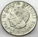 Szwecja, 2 Korony Kronor 1964, Gustaf VI, SREBRO