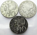 LOT 3 x 10 Szylingów Austria