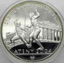 10 zł złotych 2004 Ateny Szermierka