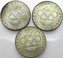 LOT 3 x 200 zł 1976 OLIMPIADA INWESTYCJA SREBRO