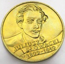 2 zł, złote 1999 Juliusz Słowacki