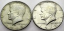 LOT 2 x 1/2 dolara half dollar Kennedy