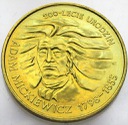 2 zł, złote 1998 Adam Mickiewicz