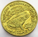 2 zł, złote 1998 Ropucha Paskówka