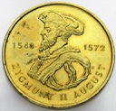 2 zł, złote 1996 Zygmunt II August