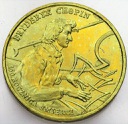 2 zł, złote 1999 Fryderyk Chopin Szopen