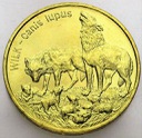 2 zł, złote 1999 Wilk Wilki