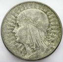 10 zł złotych 1933 Głowa kobiety