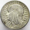 10 zł złotych 1932 Głowa kobiety