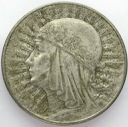 10 zł złotych 1933 Głowa kobiety, Polonia, babka