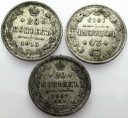 LOT 3 x 20 Kopiejek, INWESTYCJA AG SREBRO