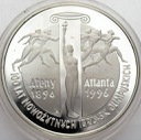 10 zł złotych 1995 100 Lat Igrzysk Ateny Atlanta