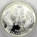 10 zł złotych 1998 Deklaracja Praw Człowieka