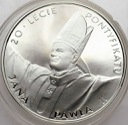 10 zł złotych 1998, Jan Paweł II 20-l Pontyfikatu