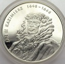 10 zł złotych 2000 Jan II Kazimierz POPIERSIE