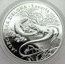 20 zł złotych 2009 Jaszczurka Zielona PIĘKNA