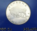 100 zł złotych 1977 Żubr Ochrona Środowiska PIĘKNA