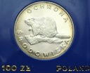 100 zł złotych 1978 Bóbr Ochrona Środowiska PIĘKNA