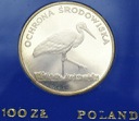 100 zł złotych 1982 Bocian Ochrona Środowiska