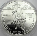 1 dolar One Dollar 1992 Columbus Quincentenary