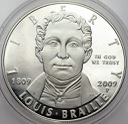 1 dolar One Dollar 2009 Louis Braille