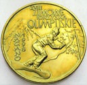 2 zł złote 1998 Nagano Zimowe Igrzyska Olimpijskie