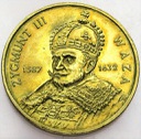 2 zł, złote 1998 Zygmunt III Waza