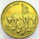 2 zł, złote 1999 Wilk Wilki