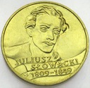 2 zł, złote 1999 Juliusz Słowacki