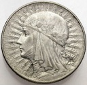 5 zł złotych 1933 Głowa kobiety, Polonia, babka