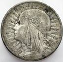 10 zł złotych 1932 Głowa kobiety, Polonia, babka