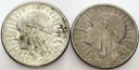 LOT 2 x 2 zł Głowa kobiety, INWESTYCJA AG SREBRO