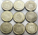 LOT 9 x 200 zł 1974 XXX lat PRL INWESTYCJA SREBRO