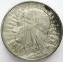 10 zł złotych 1933 Głowa kobiety