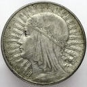 10 zł złotych 1932 Głowa kobiety