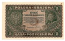 1919 5 Pięć Marek Polskich II Serja DL, stan 2