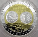 Wspólna Waluta Euro Belgia, SREBRO Ag999 18g, 40mm